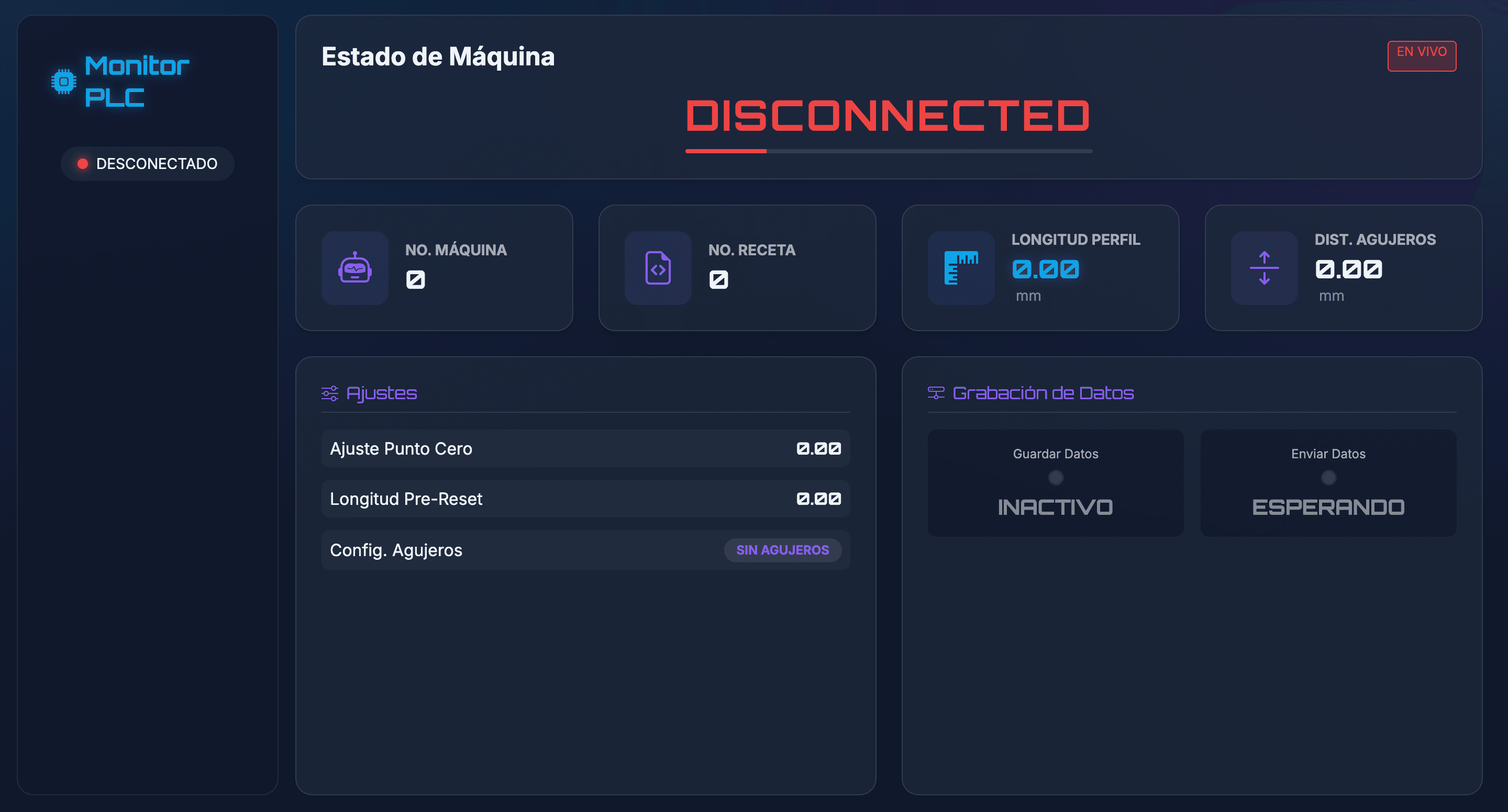 Recolector de datos de PLC